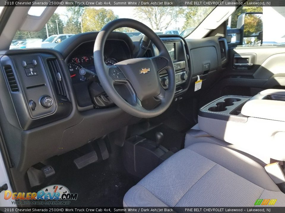 2018 Chevrolet Silverado 2500HD Work Truck Crew Cab 4x4 Summit White / Dark Ash/Jet Black Photo #7
