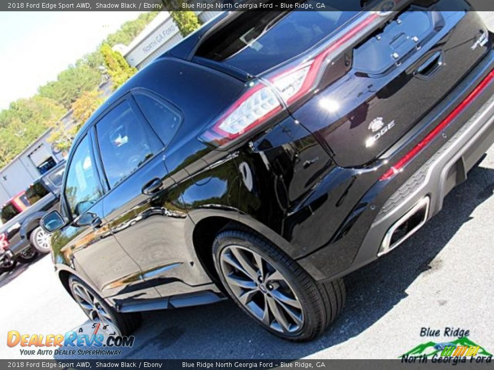 2018 Ford Edge Sport AWD Shadow Black / Ebony Photo #32