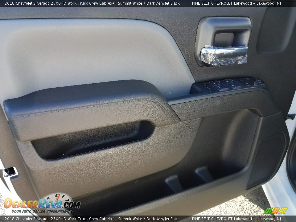 2018 Chevrolet Silverado 2500HD Work Truck Crew Cab 4x4 Summit White / Dark Ash/Jet Black Photo #8
