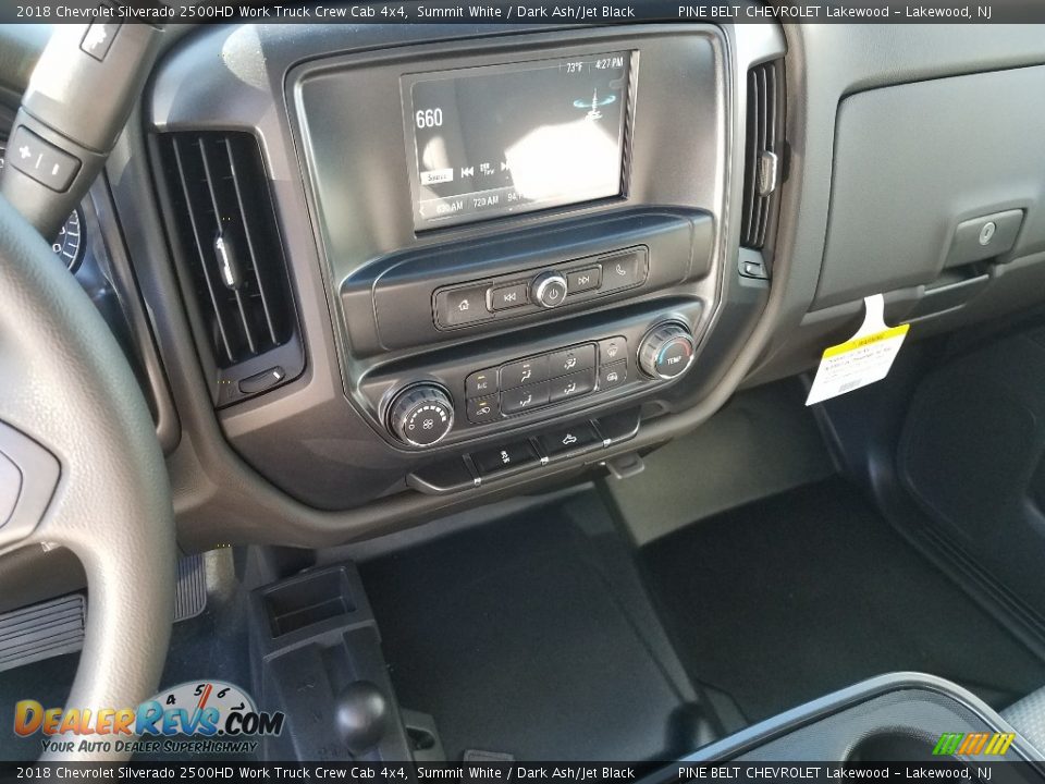 2018 Chevrolet Silverado 2500HD Work Truck Crew Cab 4x4 Summit White / Dark Ash/Jet Black Photo #10