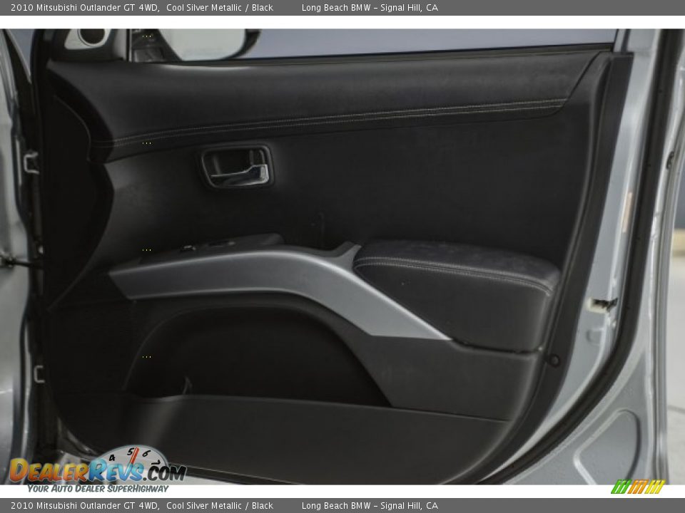 2010 Mitsubishi Outlander GT 4WD Cool Silver Metallic / Black Photo #22