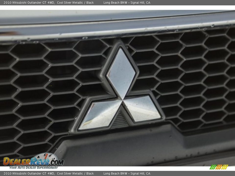 2010 Mitsubishi Outlander GT 4WD Cool Silver Metallic / Black Photo #24