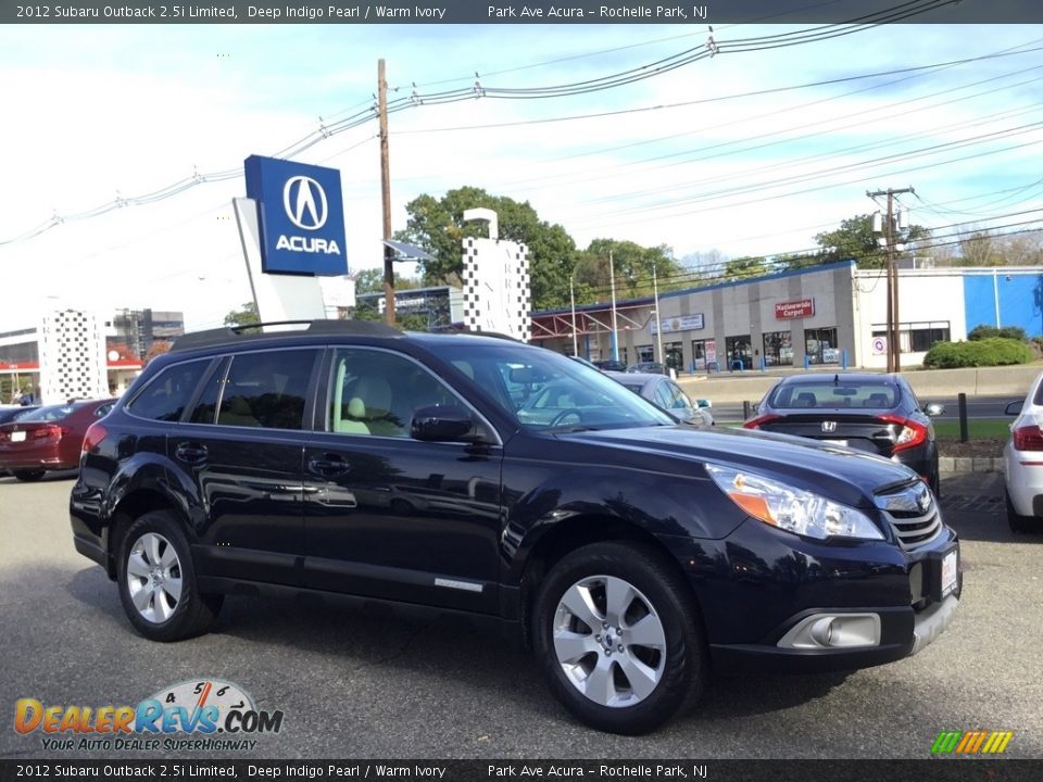 2012 Subaru Outback 2.5i Limited Deep Indigo Pearl / Warm Ivory Photo #1