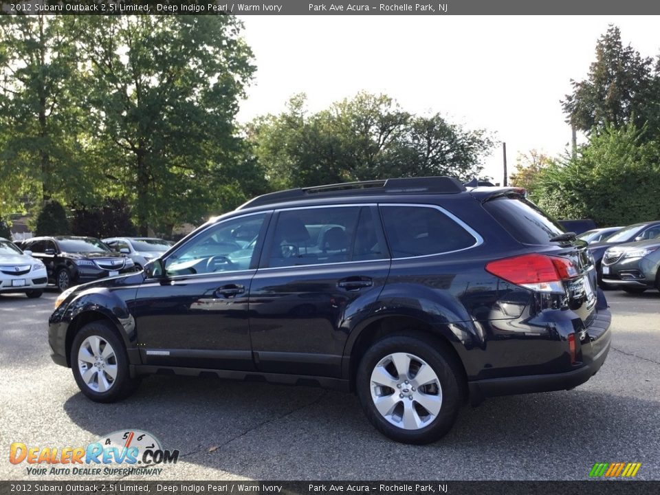 2012 Subaru Outback 2.5i Limited Deep Indigo Pearl / Warm Ivory Photo #5