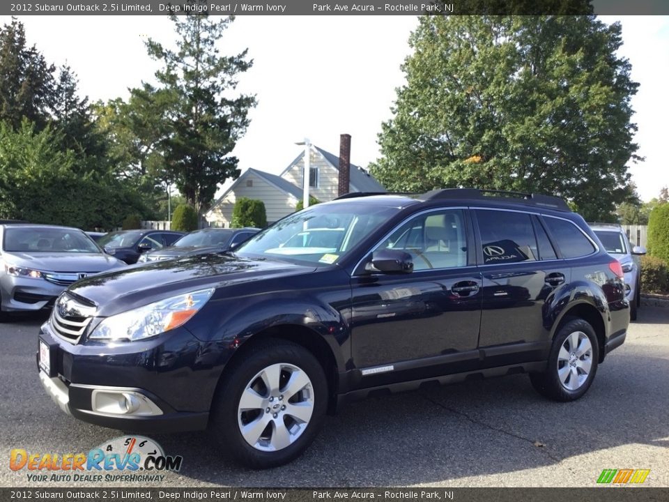 2012 Subaru Outback 2.5i Limited Deep Indigo Pearl / Warm Ivory Photo #7