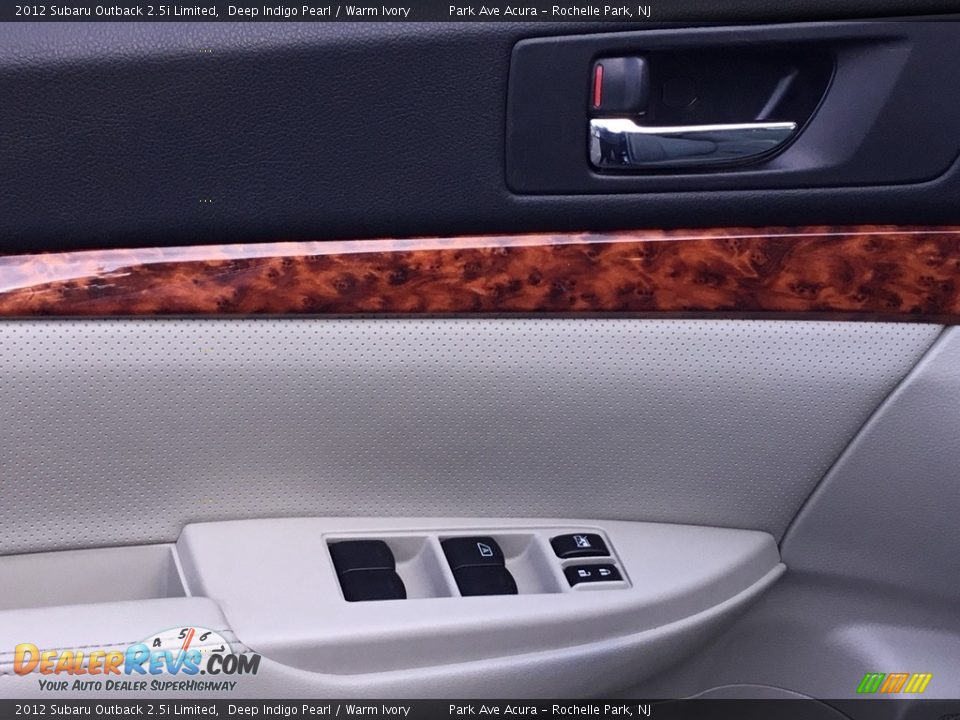 2012 Subaru Outback 2.5i Limited Deep Indigo Pearl / Warm Ivory Photo #10