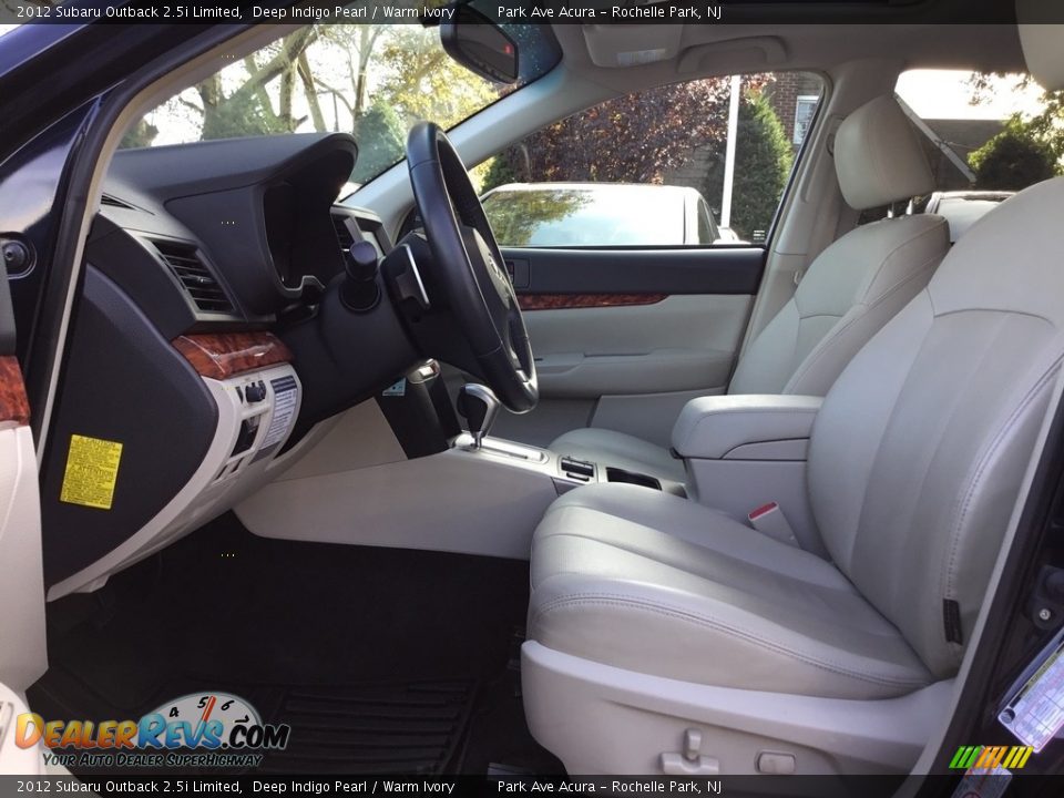 2012 Subaru Outback 2.5i Limited Deep Indigo Pearl / Warm Ivory Photo #12