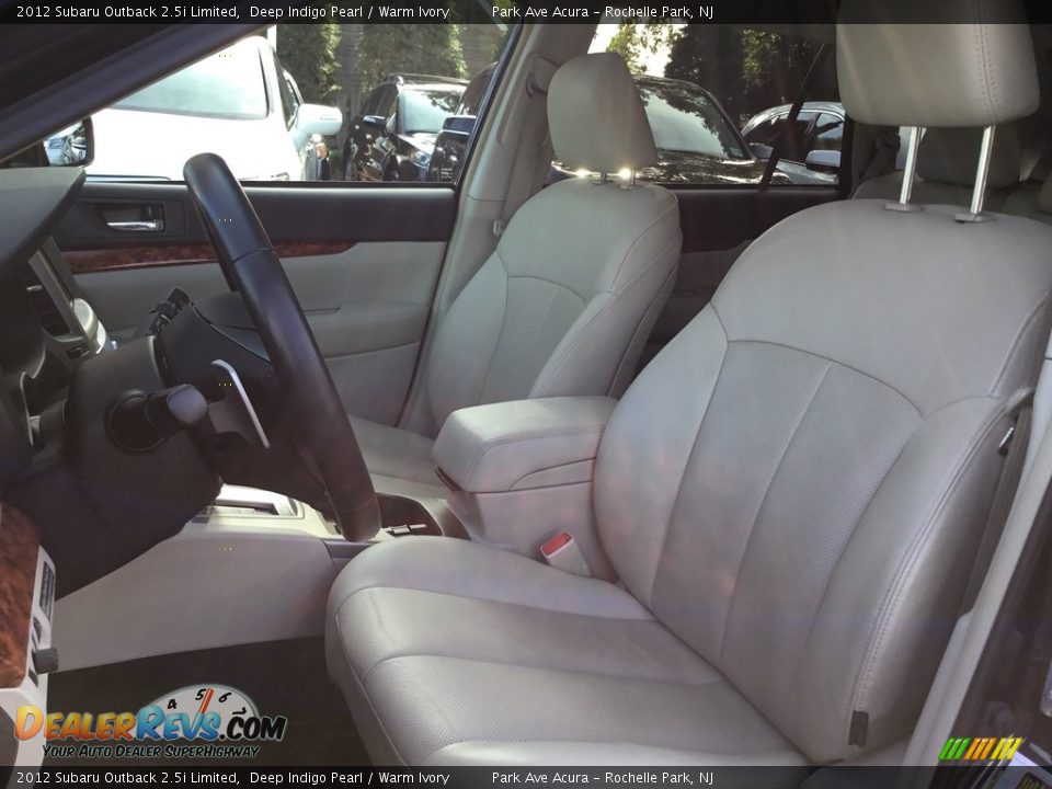 2012 Subaru Outback 2.5i Limited Deep Indigo Pearl / Warm Ivory Photo #13