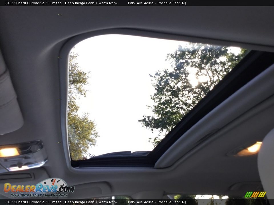 2012 Subaru Outback 2.5i Limited Deep Indigo Pearl / Warm Ivory Photo #14