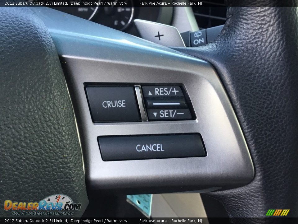 2012 Subaru Outback 2.5i Limited Deep Indigo Pearl / Warm Ivory Photo #20