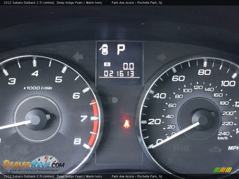 2012 Subaru Outback 2.5i Limited Deep Indigo Pearl / Warm Ivory Photo #21