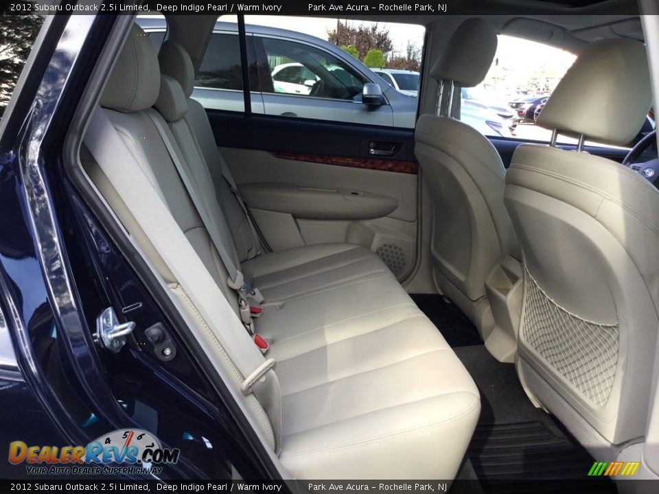 2012 Subaru Outback 2.5i Limited Deep Indigo Pearl / Warm Ivory Photo #24