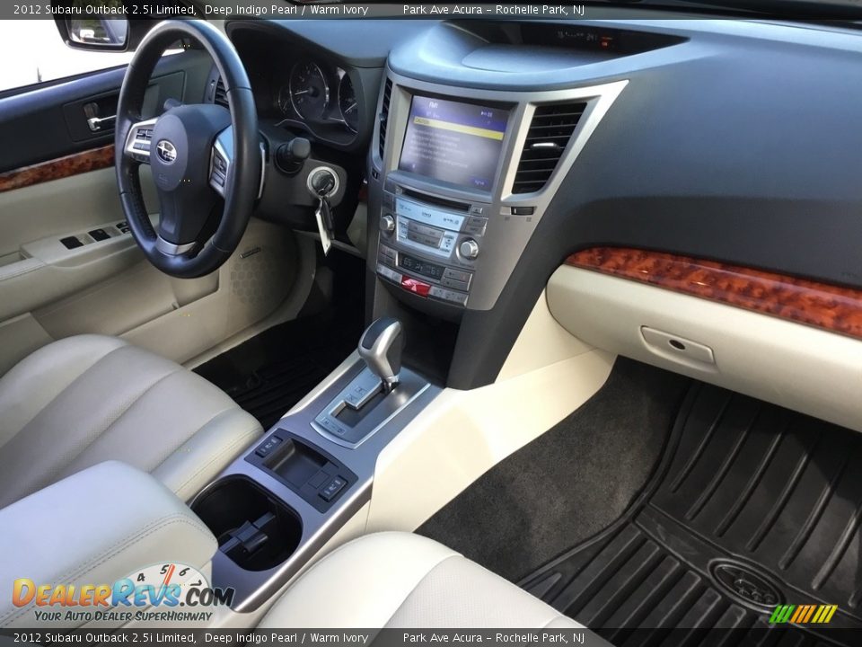 2012 Subaru Outback 2.5i Limited Deep Indigo Pearl / Warm Ivory Photo #26