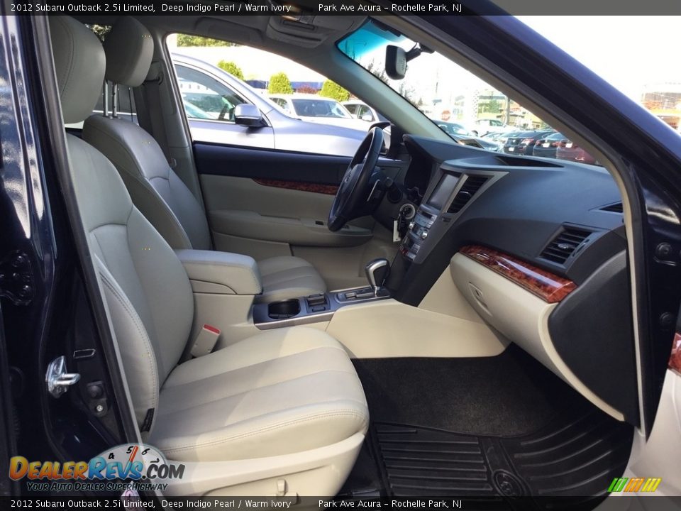 2012 Subaru Outback 2.5i Limited Deep Indigo Pearl / Warm Ivory Photo #27