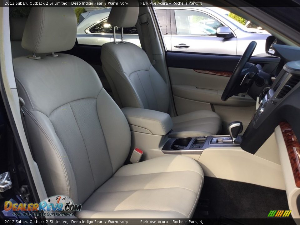 2012 Subaru Outback 2.5i Limited Deep Indigo Pearl / Warm Ivory Photo #28