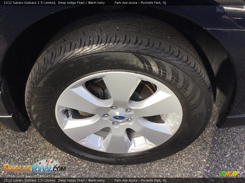 2012 Subaru Outback 2.5i Limited Deep Indigo Pearl / Warm Ivory Photo #29
