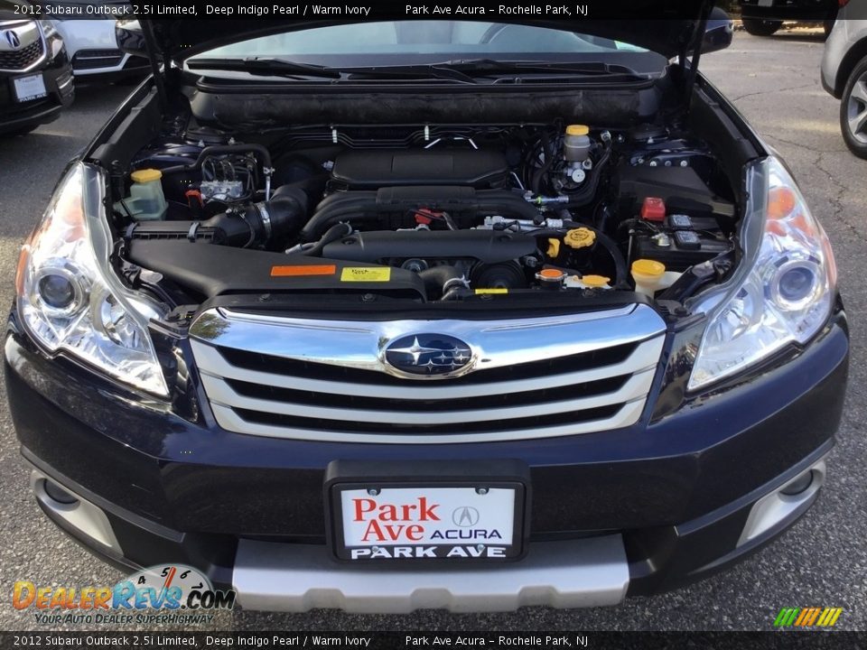 2012 Subaru Outback 2.5i Limited Deep Indigo Pearl / Warm Ivory Photo #31
