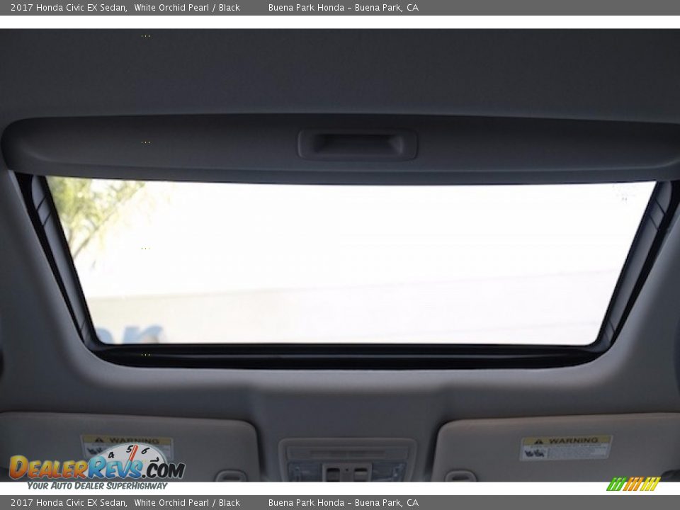 2017 Honda Civic EX Sedan White Orchid Pearl / Black Photo #14