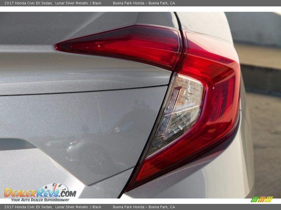 2017 Honda Civic EX Sedan Lunar Silver Metallic / Black Photo #4