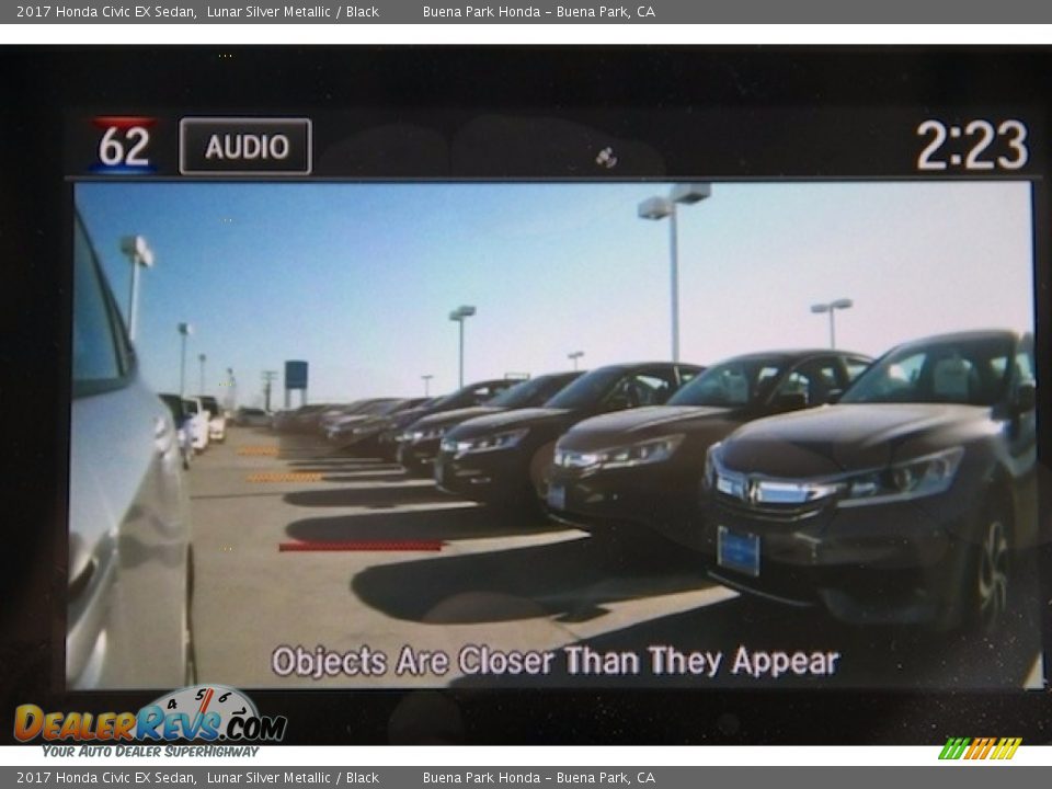 2017 Honda Civic EX Sedan Lunar Silver Metallic / Black Photo #6