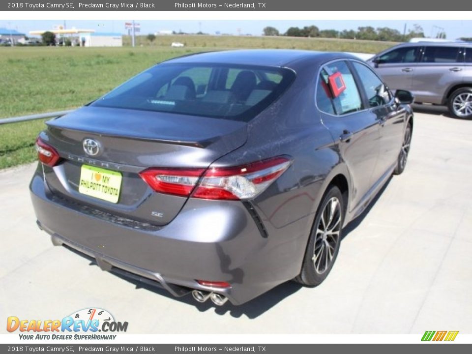 2018 Toyota Camry SE Predawn Gray Mica / Black Photo #5