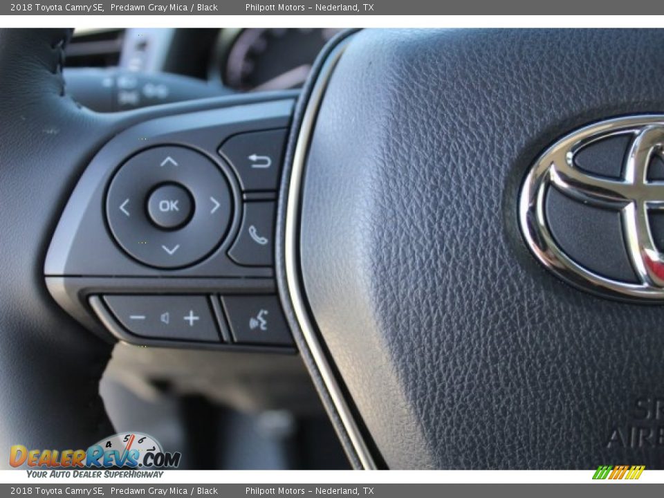 2018 Toyota Camry SE Predawn Gray Mica / Black Photo #11