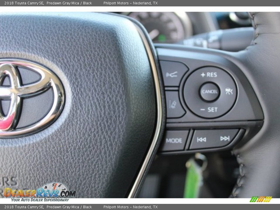 2018 Toyota Camry SE Predawn Gray Mica / Black Photo #12