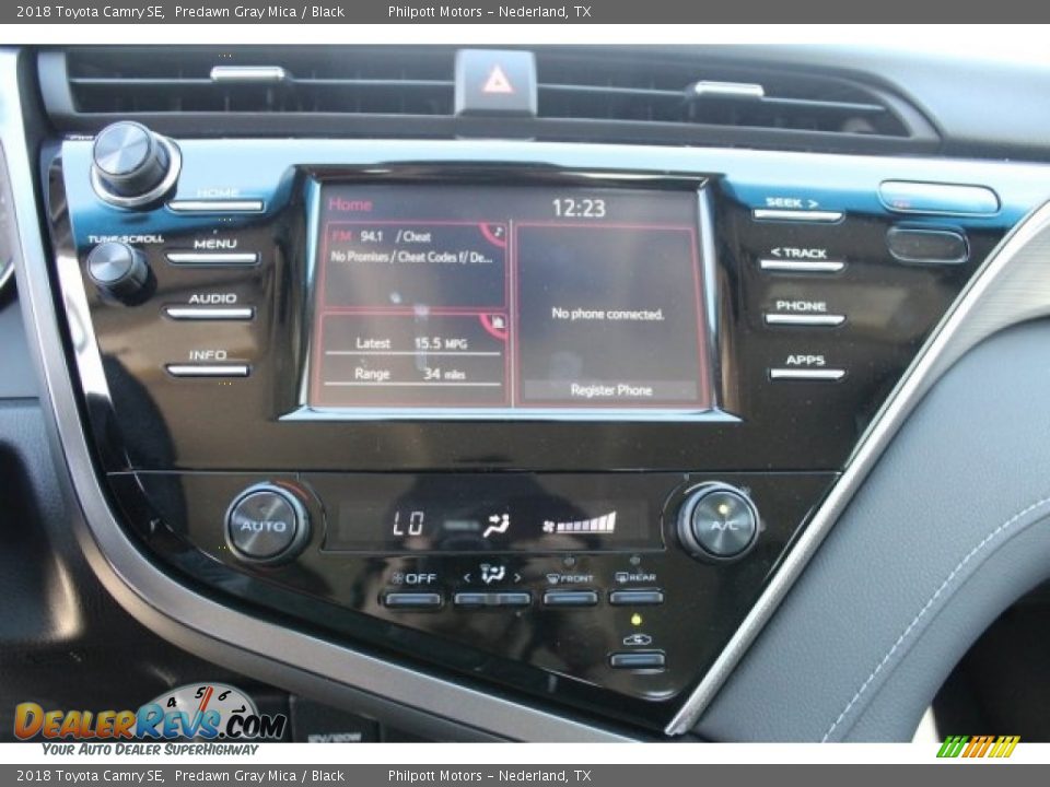 2018 Toyota Camry SE Predawn Gray Mica / Black Photo #15