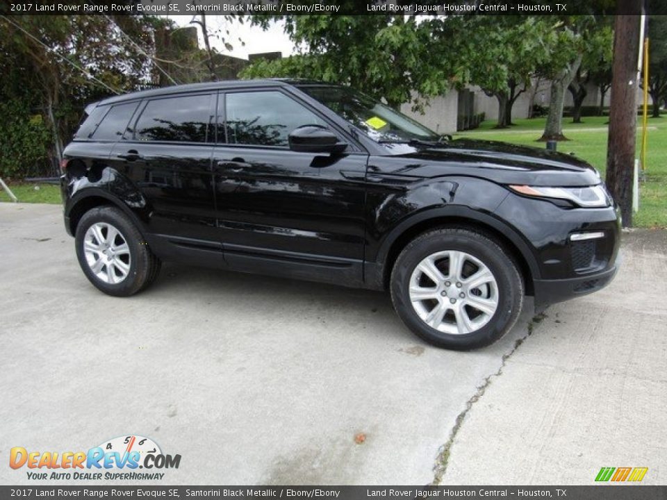 2017 Land Rover Range Rover Evoque SE Santorini Black Metallic / Ebony/Ebony Photo #1