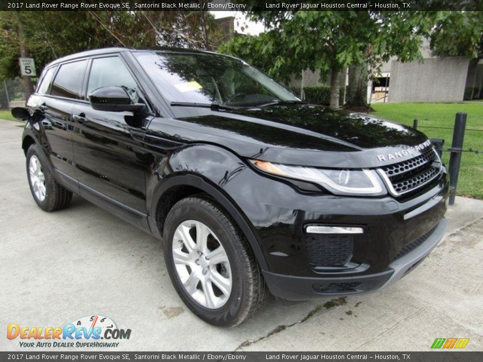 2017 Land Rover Range Rover Evoque SE Santorini Black Metallic / Ebony/Ebony Photo #2