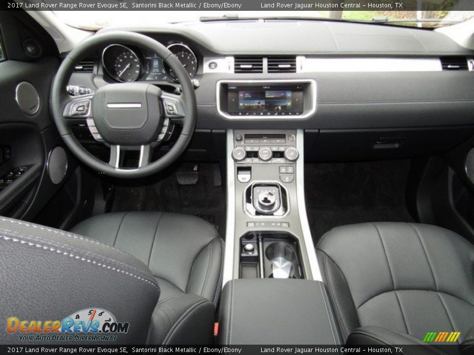 2017 Land Rover Range Rover Evoque SE Santorini Black Metallic / Ebony/Ebony Photo #4