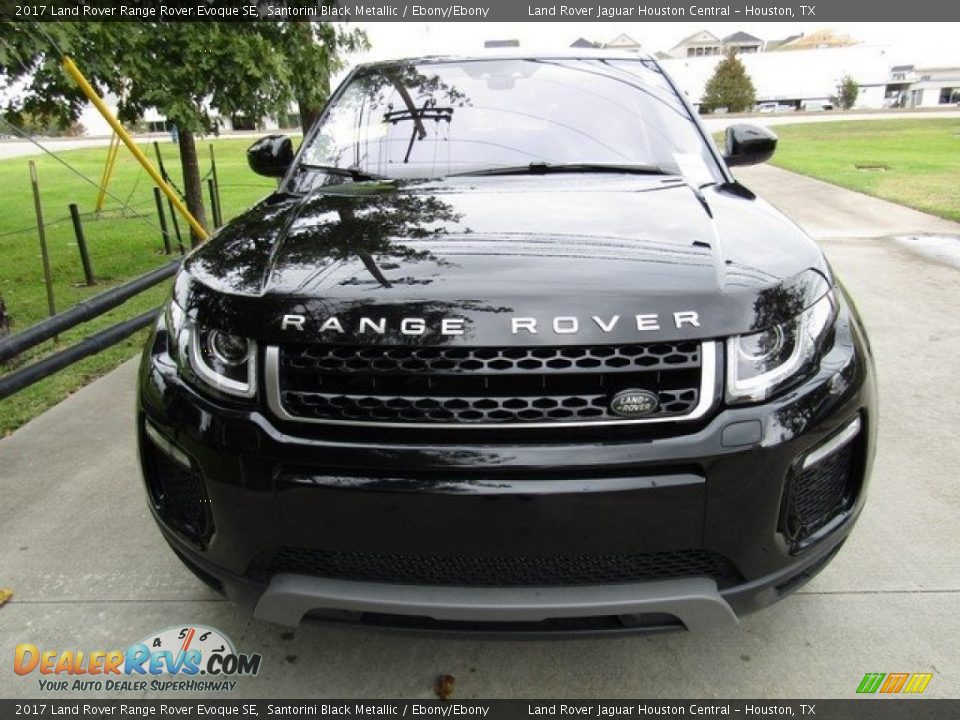 2017 Land Rover Range Rover Evoque SE Santorini Black Metallic / Ebony/Ebony Photo #9