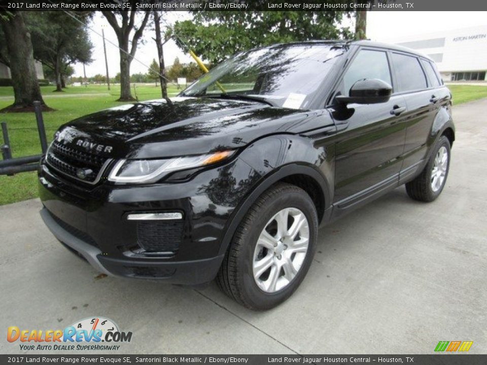 2017 Land Rover Range Rover Evoque SE Santorini Black Metallic / Ebony/Ebony Photo #10