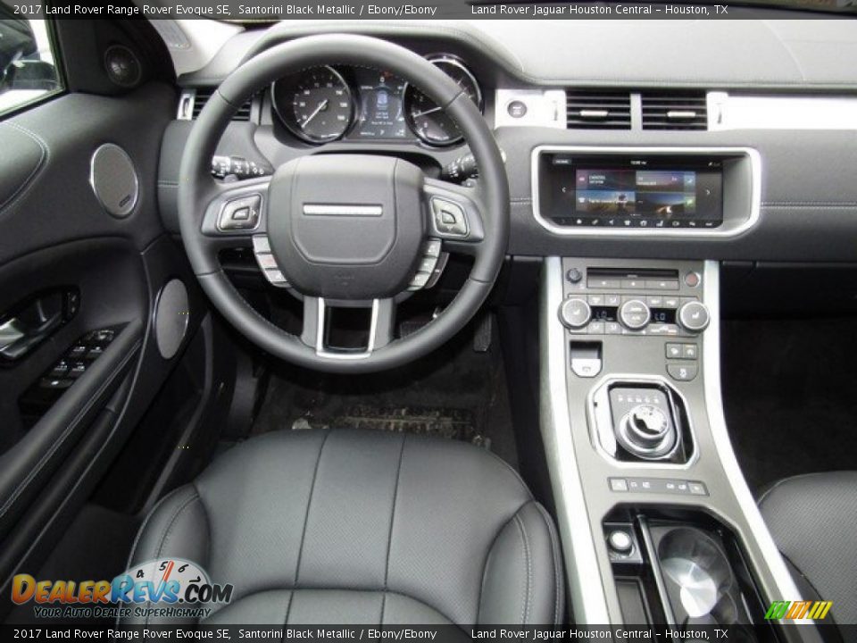 2017 Land Rover Range Rover Evoque SE Santorini Black Metallic / Ebony/Ebony Photo #13