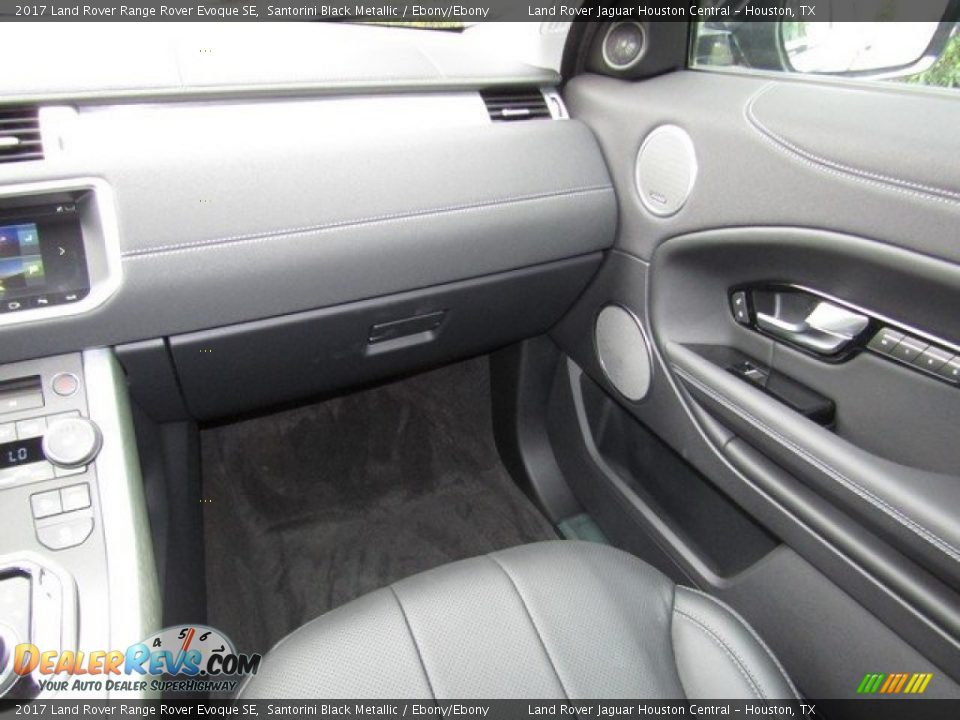 2017 Land Rover Range Rover Evoque SE Santorini Black Metallic / Ebony/Ebony Photo #14
