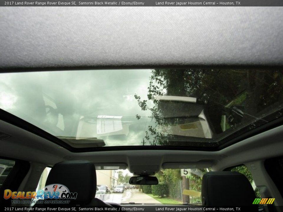 2017 Land Rover Range Rover Evoque SE Santorini Black Metallic / Ebony/Ebony Photo #17