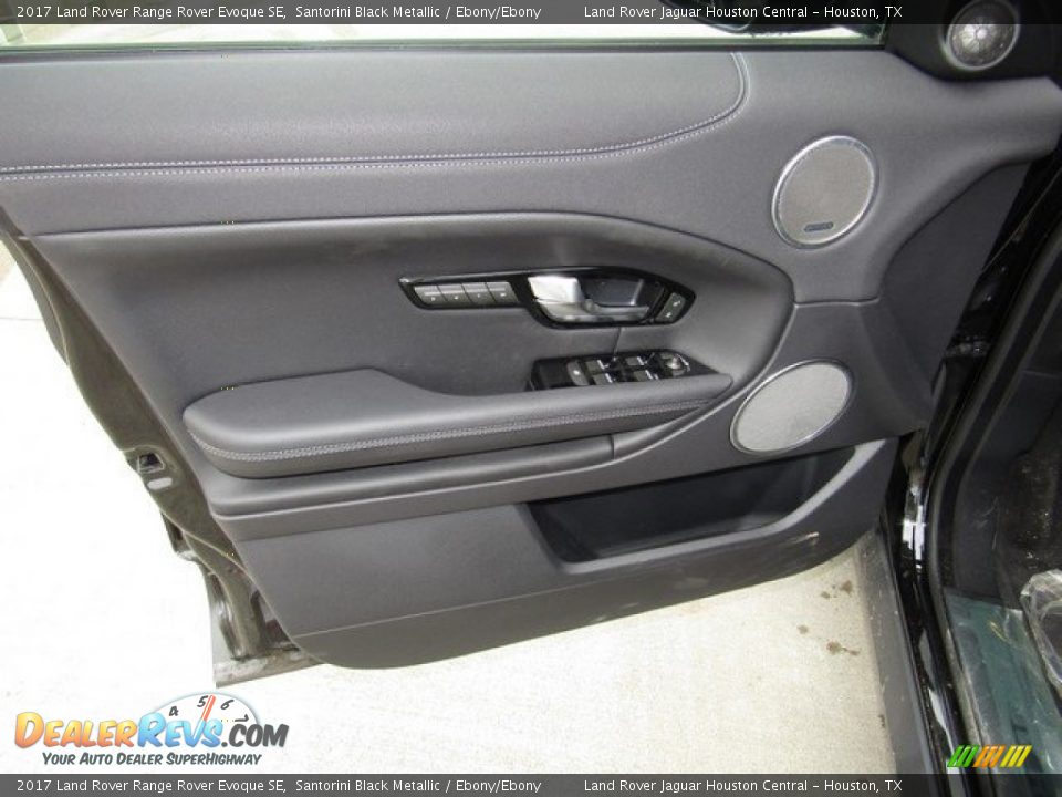 2017 Land Rover Range Rover Evoque SE Santorini Black Metallic / Ebony/Ebony Photo #18