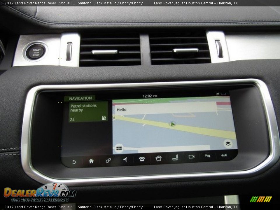 2017 Land Rover Range Rover Evoque SE Santorini Black Metallic / Ebony/Ebony Photo #20