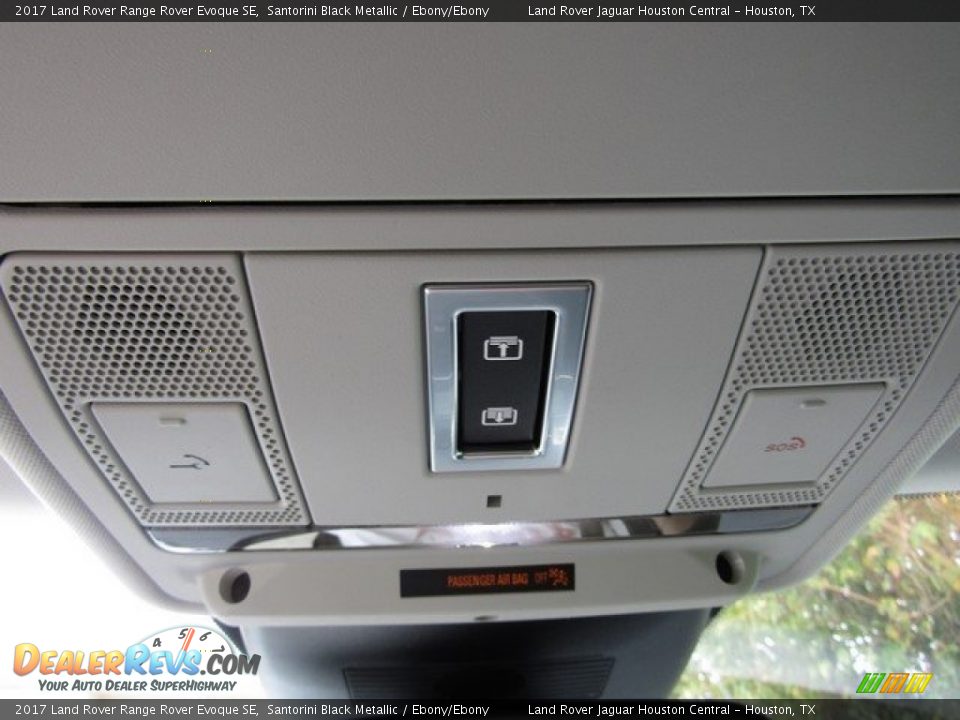 2017 Land Rover Range Rover Evoque SE Santorini Black Metallic / Ebony/Ebony Photo #23