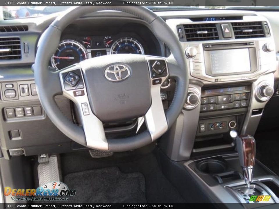 2018 Toyota 4Runner Limited Blizzard White Pearl / Redwood Photo #5