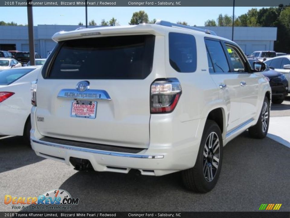 2018 Toyota 4Runner Limited Blizzard White Pearl / Redwood Photo #24