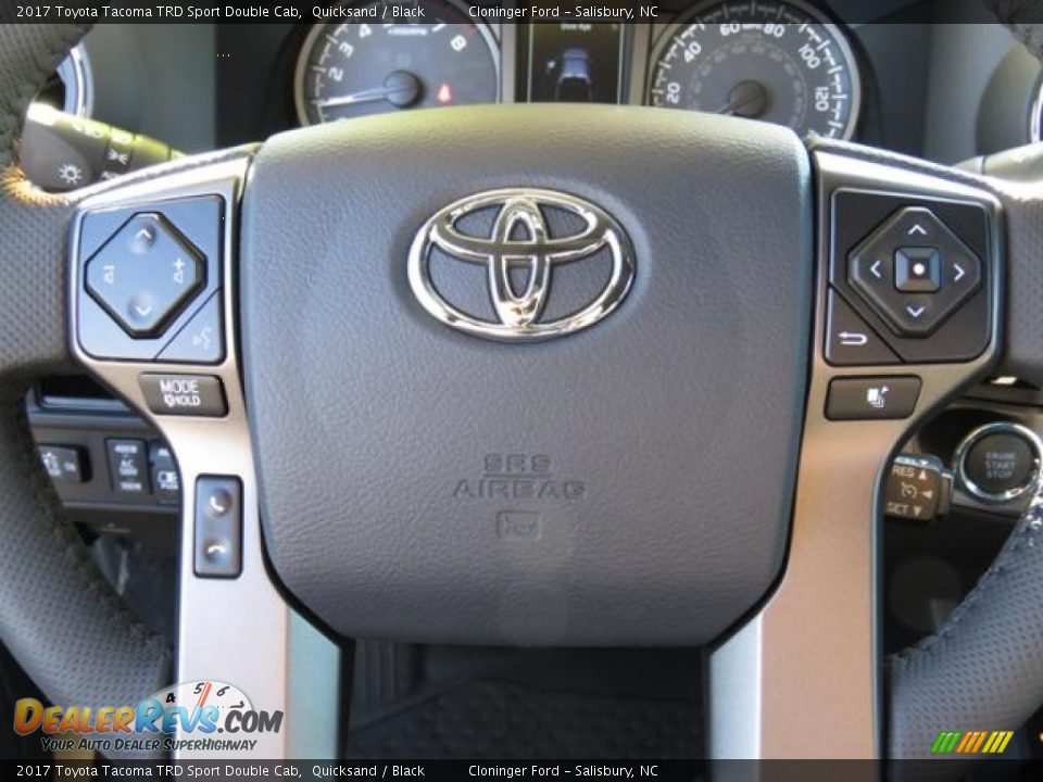 2017 Toyota Tacoma TRD Sport Double Cab Quicksand / Black Photo #13