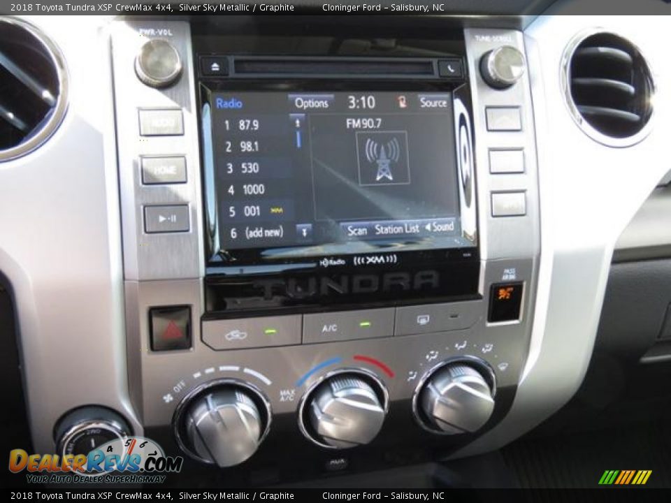 Controls of 2018 Toyota Tundra XSP CrewMax 4x4 Photo #12