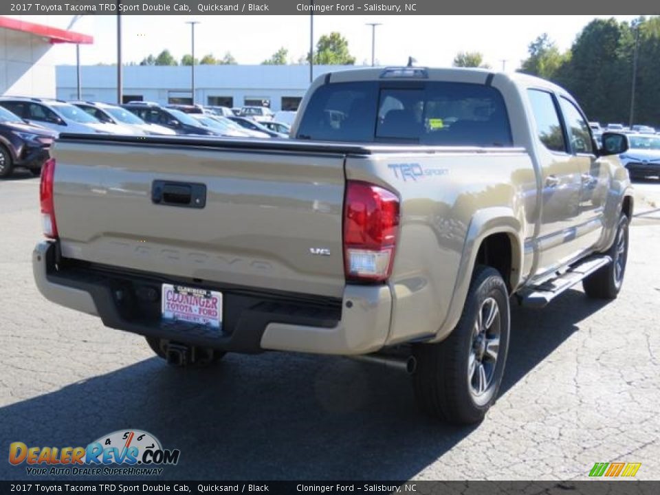 2017 Toyota Tacoma TRD Sport Double Cab Quicksand / Black Photo #19