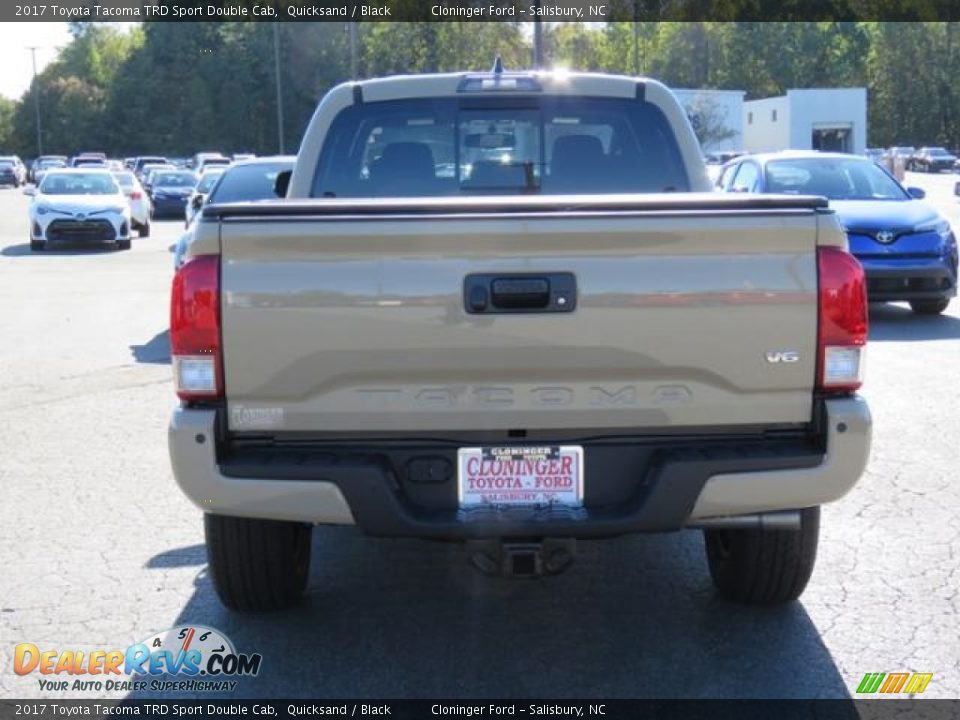 2017 Toyota Tacoma TRD Sport Double Cab Quicksand / Black Photo #20