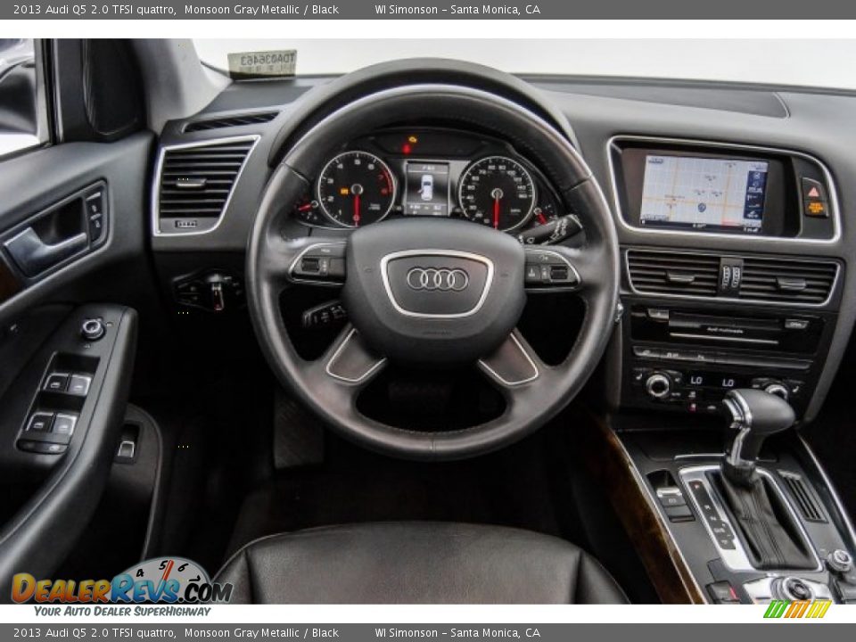 2013 Audi Q5 2.0 TFSI quattro Monsoon Gray Metallic / Black Photo #4