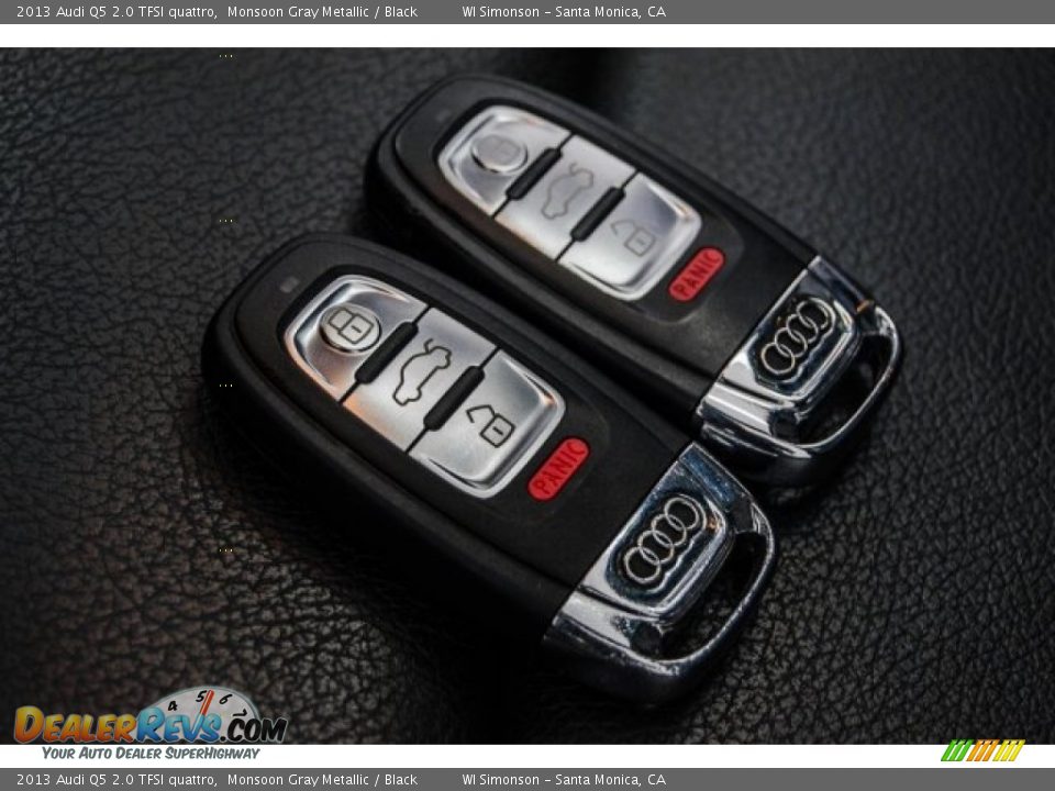 2013 Audi Q5 2.0 TFSI quattro Monsoon Gray Metallic / Black Photo #11