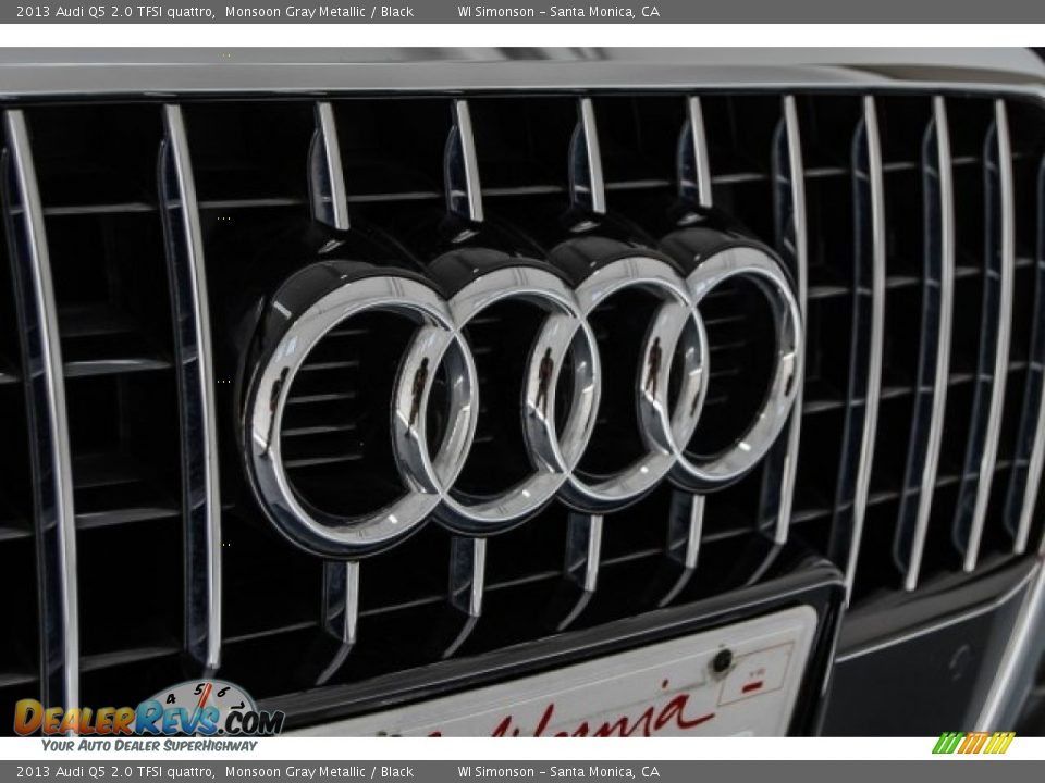 2013 Audi Q5 2.0 TFSI quattro Monsoon Gray Metallic / Black Photo #31