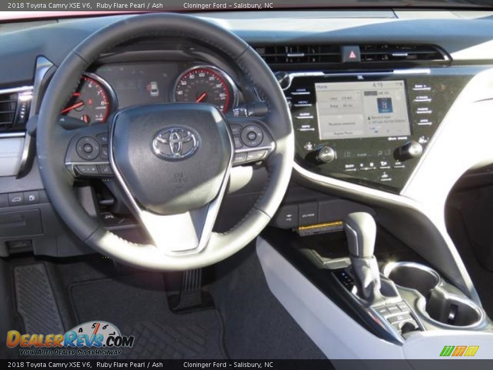 2018 Toyota Camry XSE V6 Ruby Flare Pearl / Ash Photo #5