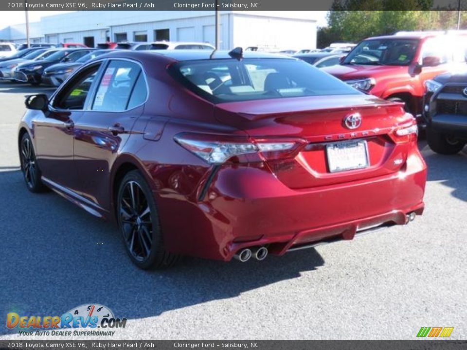 2018 Toyota Camry XSE V6 Ruby Flare Pearl / Ash Photo #24